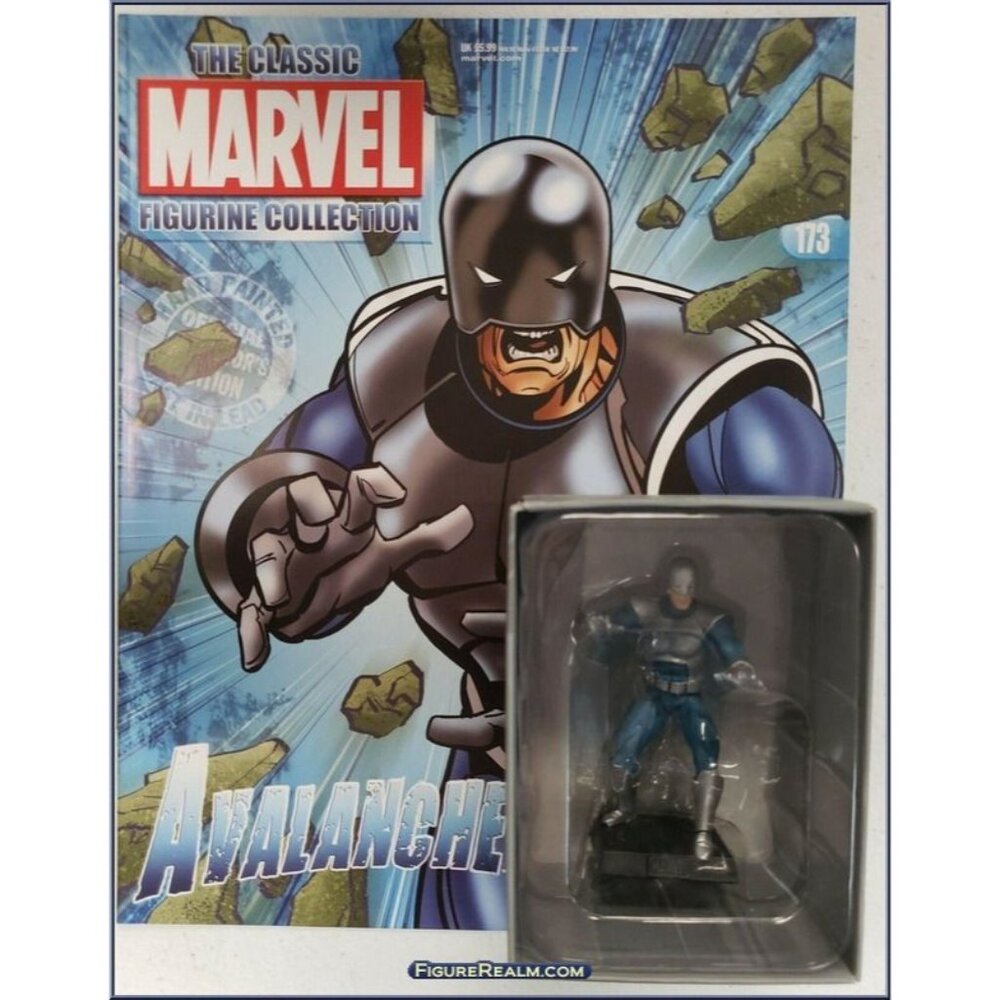 Eaglemoss 1:16 Classic Marvel Figurine‎ w/Book: Avalanche #173